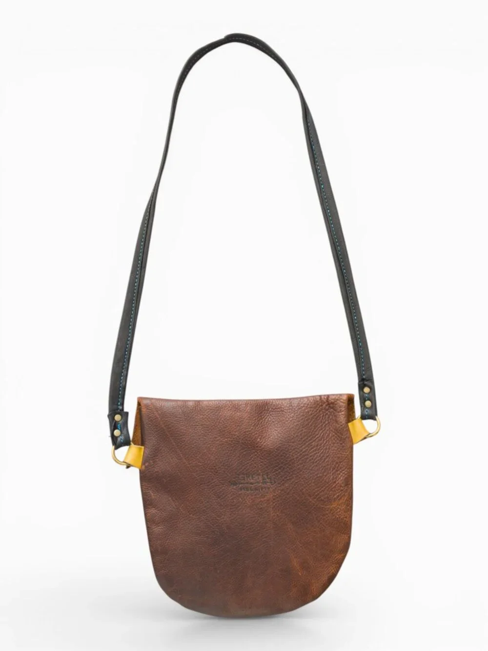 Gretel Montana Leather Crossbody Bag, Southwestern Design, Made in USA